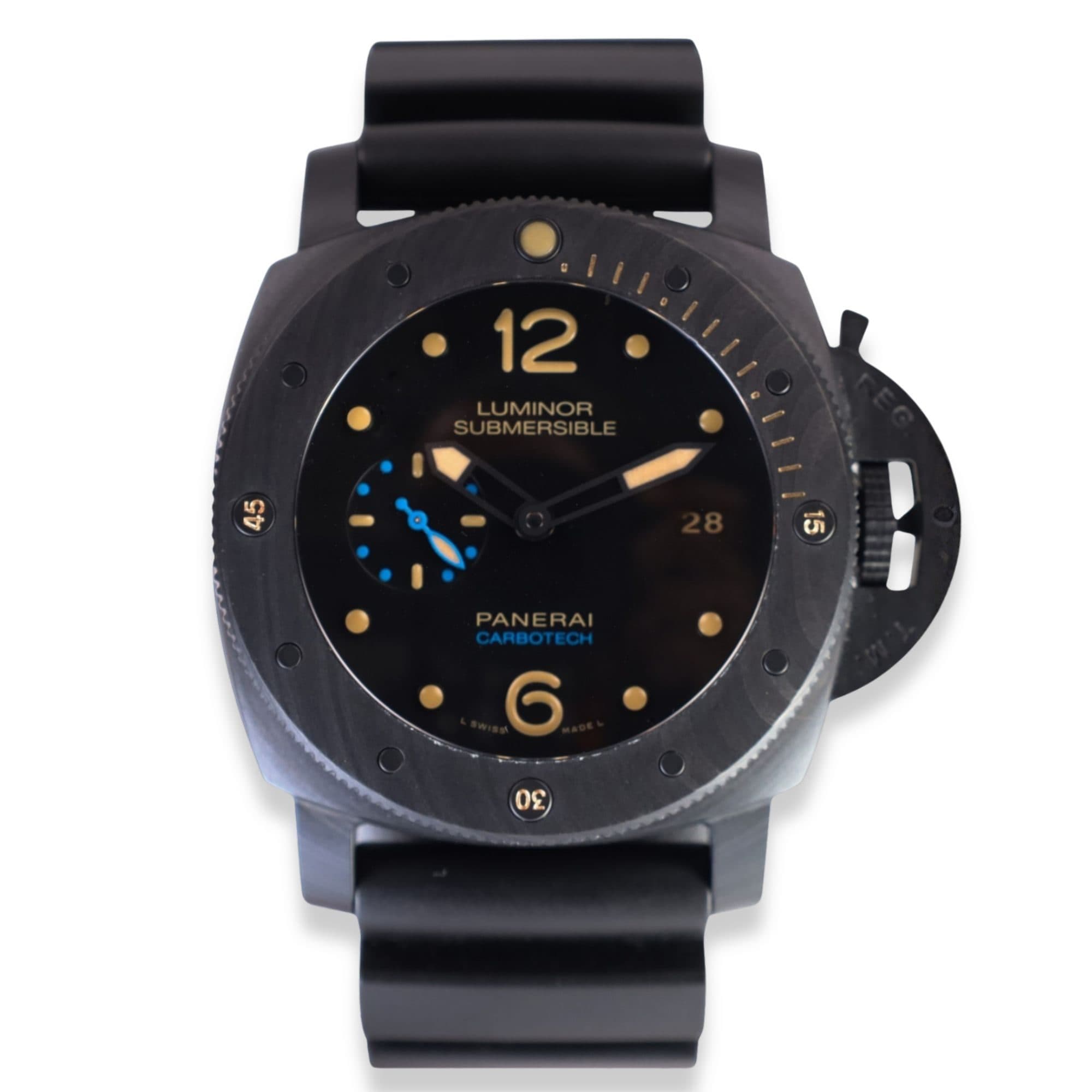 Panerai Luminor Submersible 47mm Carbotech Watch (PAM00616)